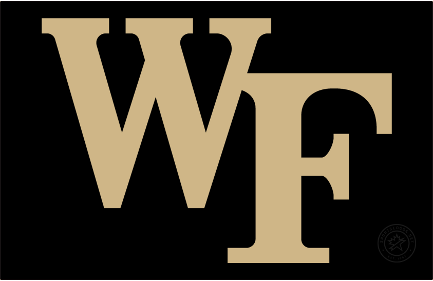 Wake Forest Demon Deacons 2019-Pres Primary Dark Logo v2 iron on transfers for T-shirts